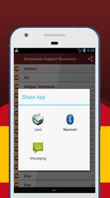 Diccionario Español Sinonimos android App screenshot 0