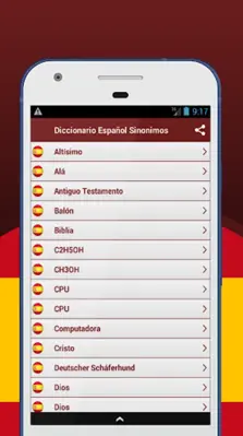 Diccionario Español Sinonimos android App screenshot 2